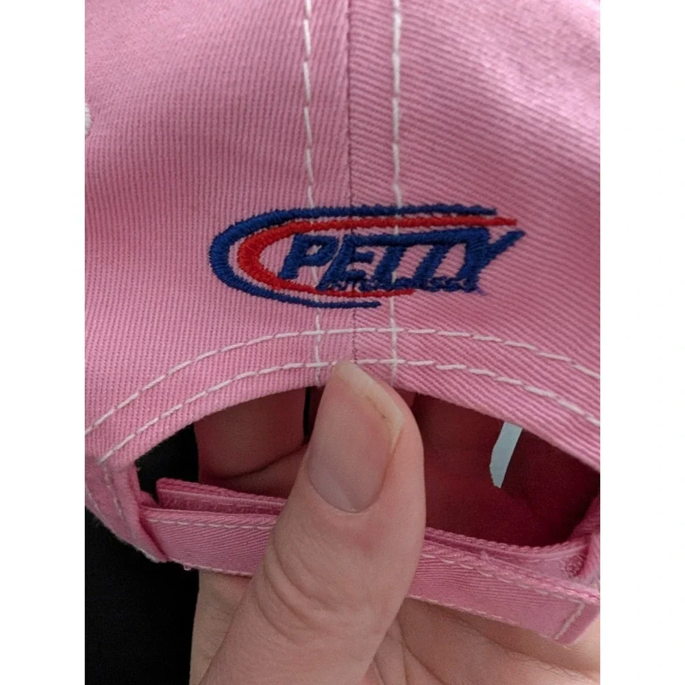 VTG Bobby Labonte Hat‎ Cap Strap Back Pink Petty 43 Cheerios Lightning NASCAR